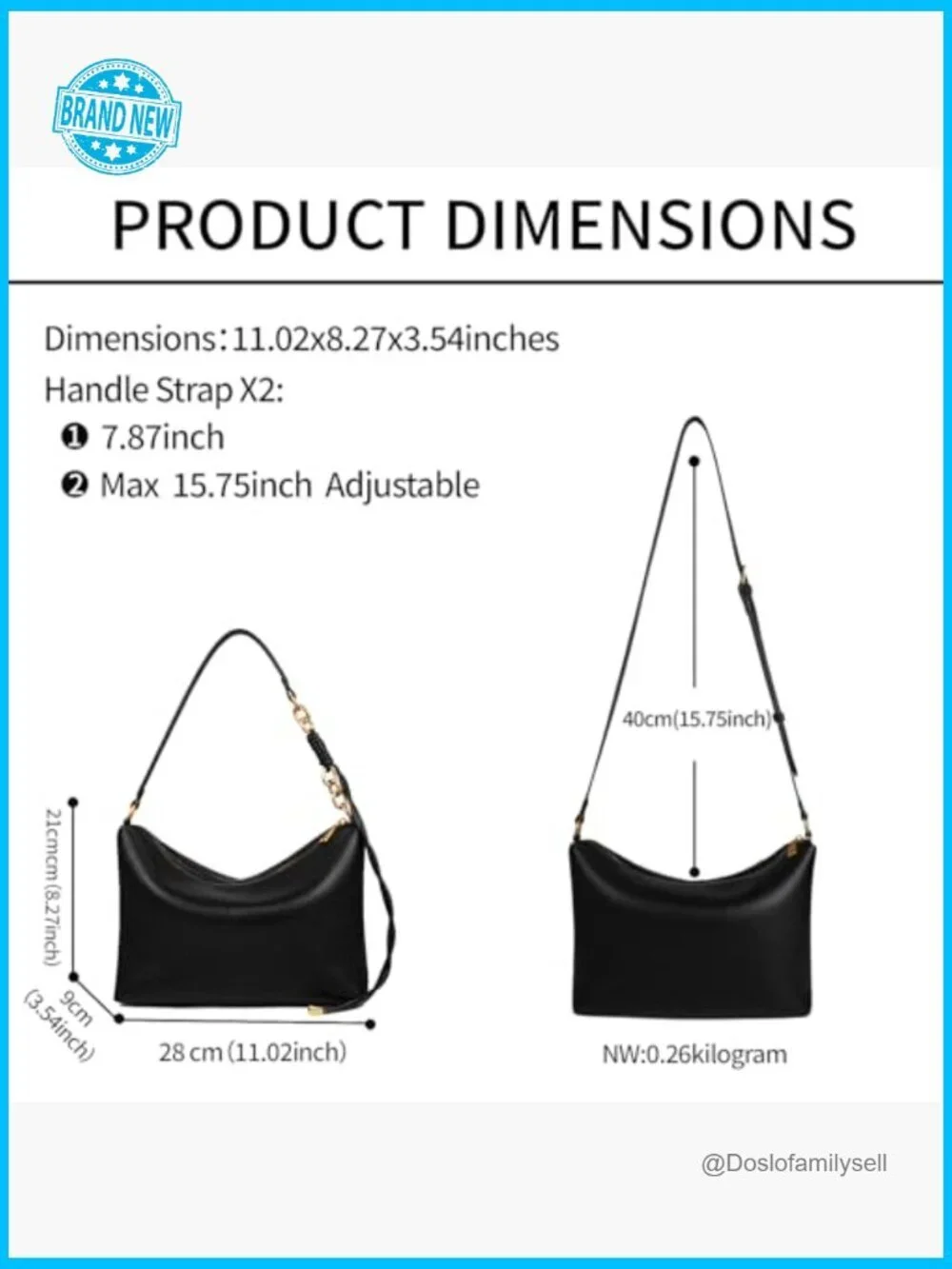 Vegan Leather Slouchy Hobo Bag Lightweight Crossbody Tote Shoulder Purse